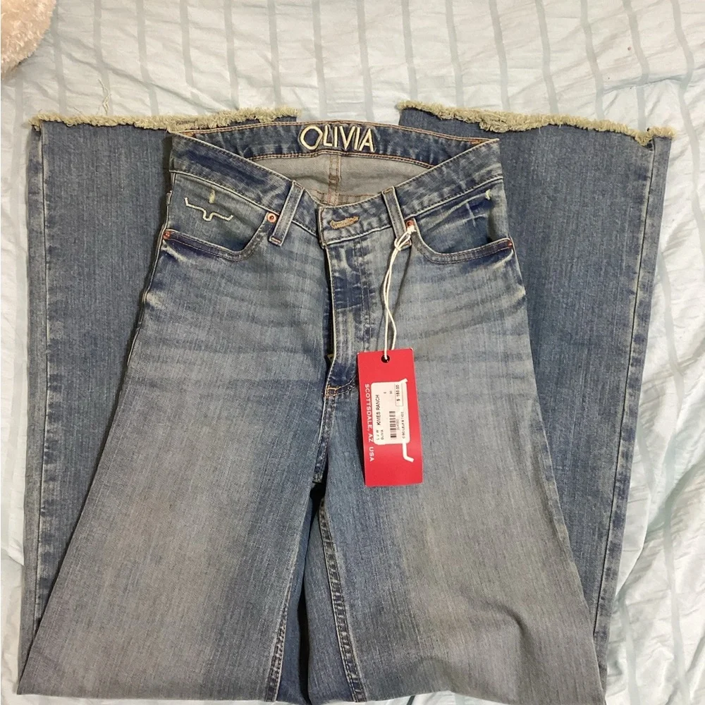 Kimes Ranch Women's Straight Leg Jeans - Light Blue - Picture 2 of 2